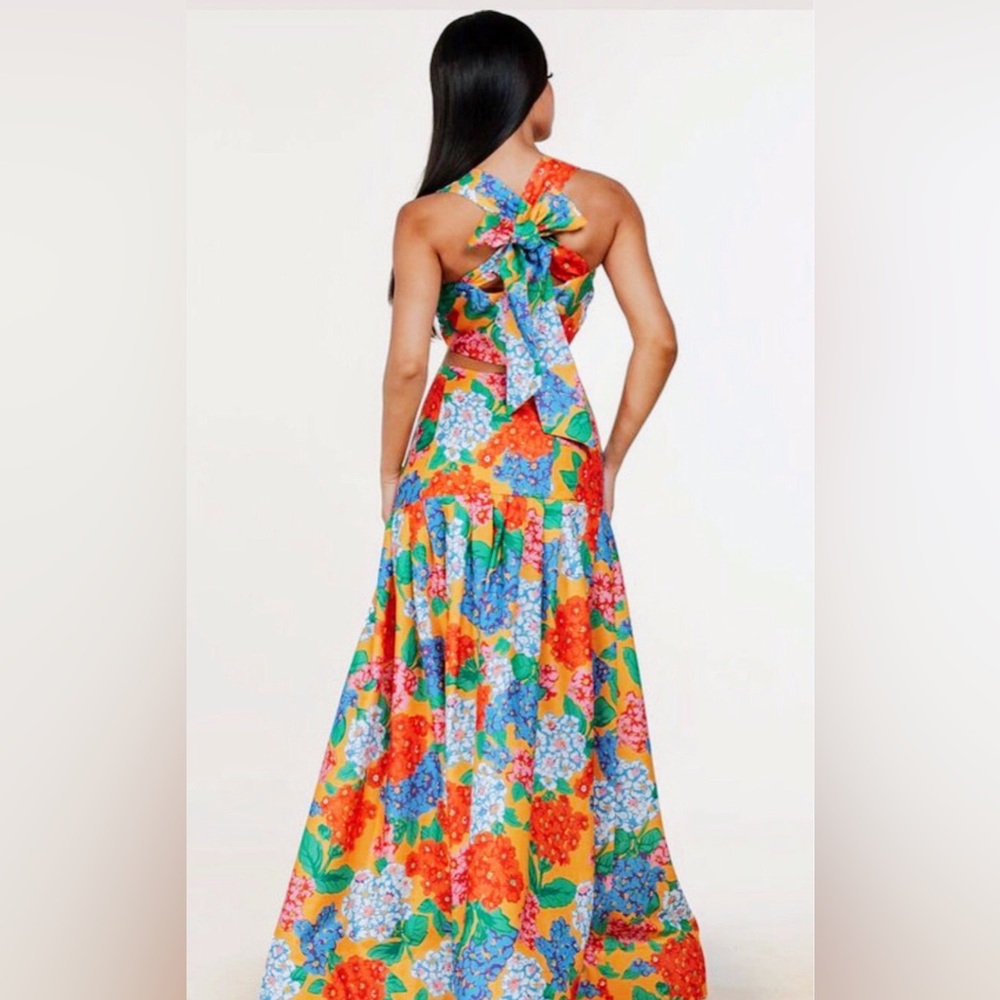 Floral Two Piece Dress